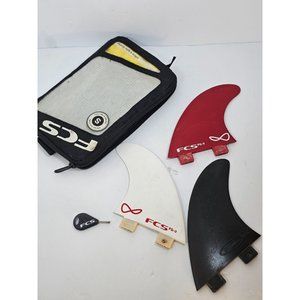 Lot of 3 FCS FG-3 Surfboard Fins